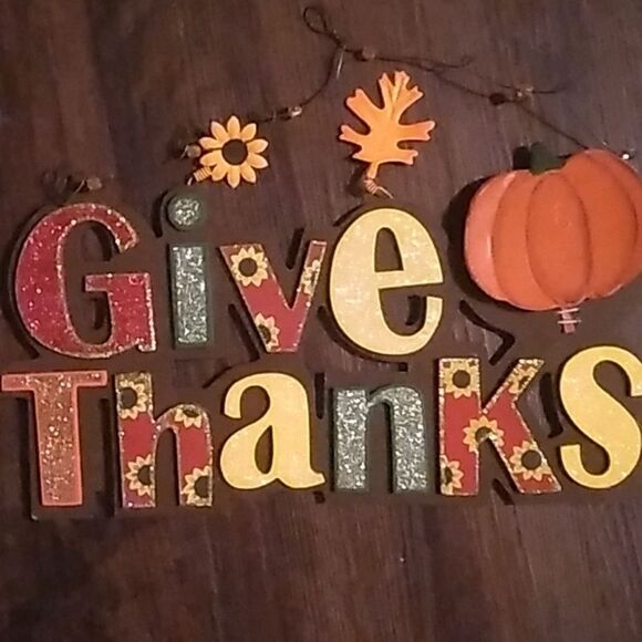 Give Thanks Sign - Picture 1 of 5